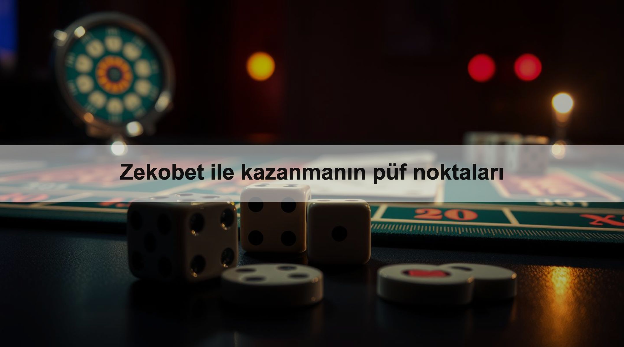 Zekobet ile kazanmanın püf noktaları 1 Zekobet ile kazanmanın püf noktaları